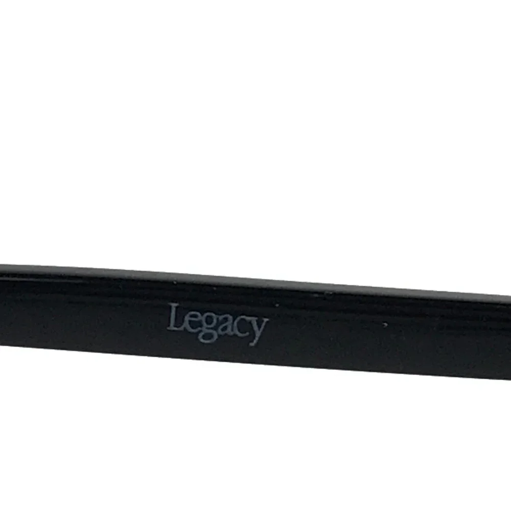 Legacy MM 1011 Eyeglasses Frames Black Gray Rectangular Full Rim 55-18-145